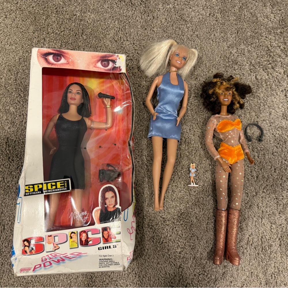 Vintage Spice Girls dolls includes 3 shown